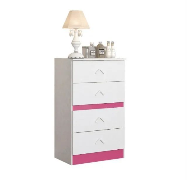 Cômoda Infantil 4 Gavetas DIVIDIMOS EM ATÉ 10X SEM JUROS - Foto 2