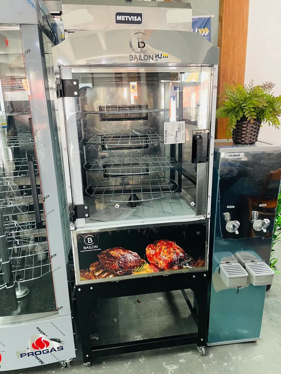 MB máquina de assar frango 70kg - Bailon 