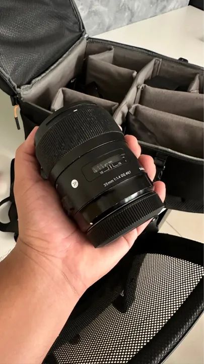 Sigma art cânon 35mm 1.4  - Foto 3