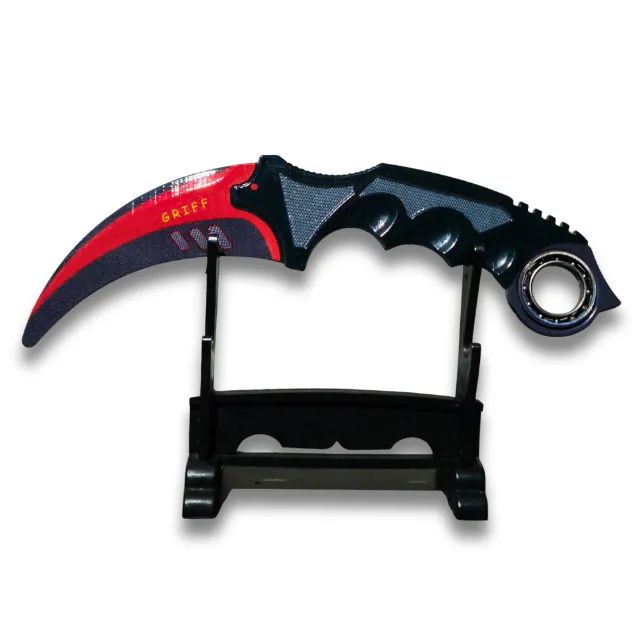 Karambit Knife CS:GO Autotronic Metal Skin Realistic Non-Functional 18 cm64728349569665122