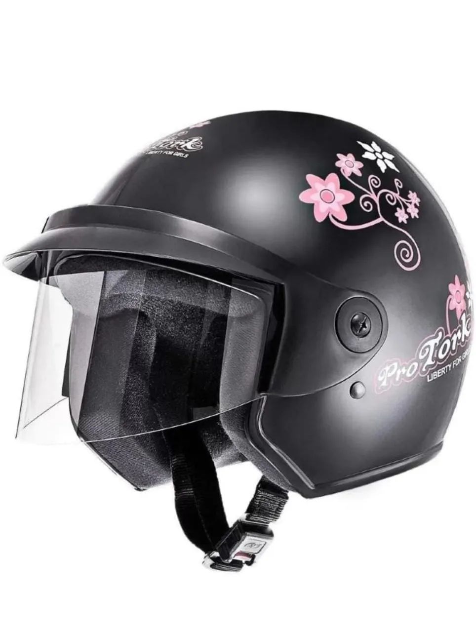 Capacete Aberto Preto Brilhante e Outras Cores  - Foto 5