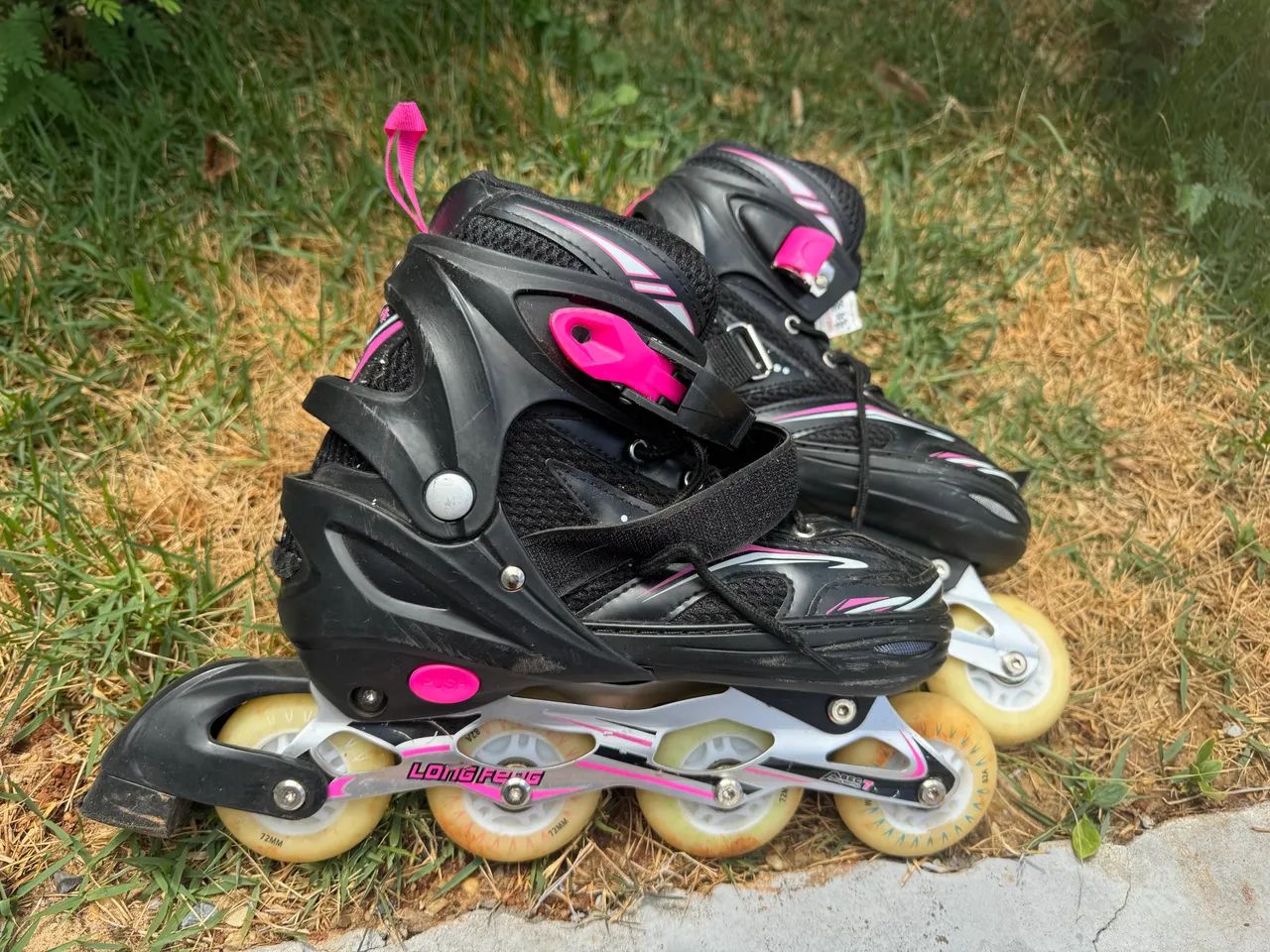 Patins feminino 36-38 (Long Feng) 72MM - Foto 2