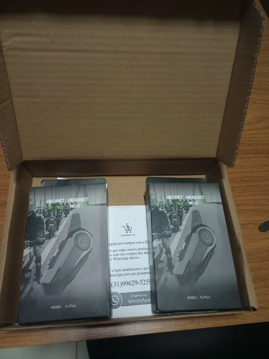Kit de Intercomunicador para Motocicleta - Bluetooth - X1 Plus