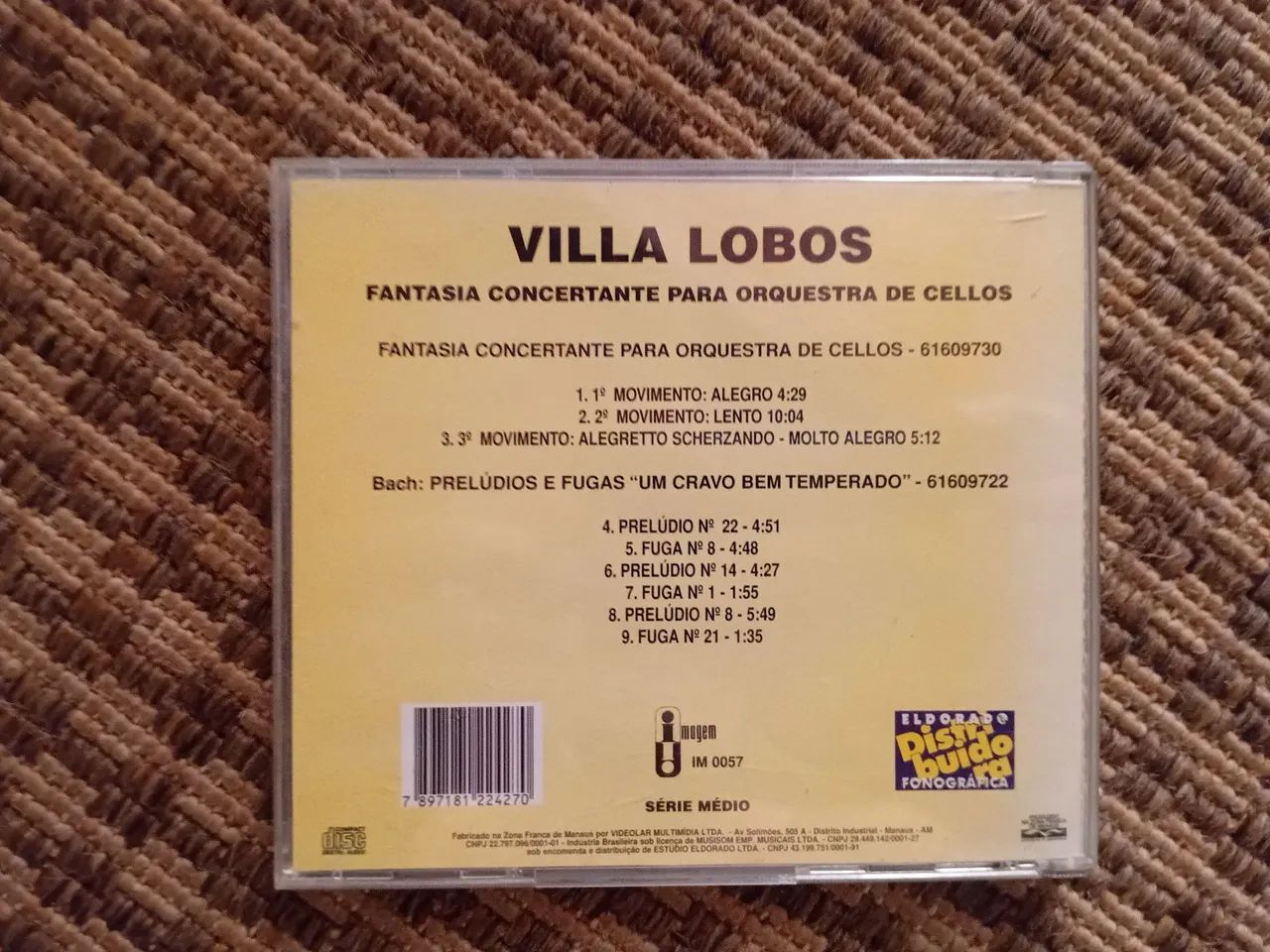 CD Villa Lobos - The Violoncello Society - Foto 2