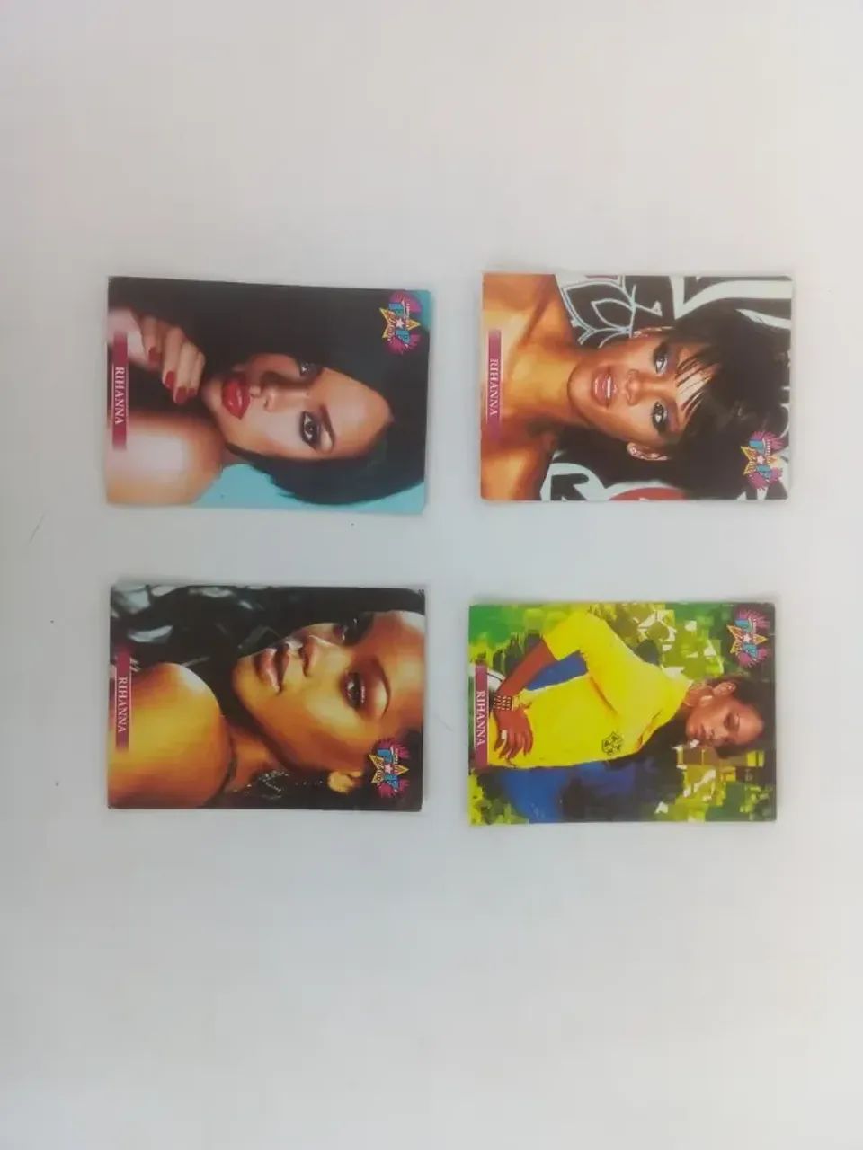 4 Cards Rihanna Da Coleção Ídolos Pop Music - Foto 3
