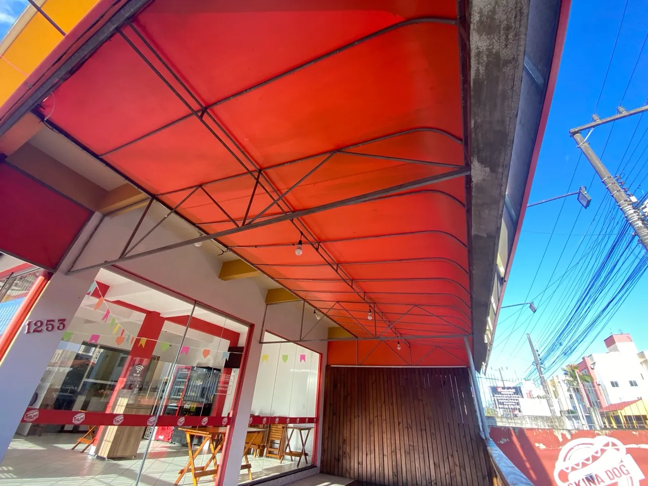Toldo de lona 7m x 3m