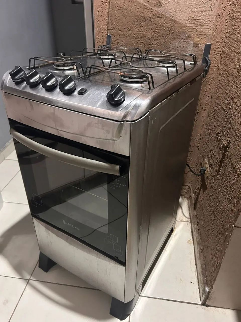 Fogão atlas inox acendimento automático entrego  - Foto 5