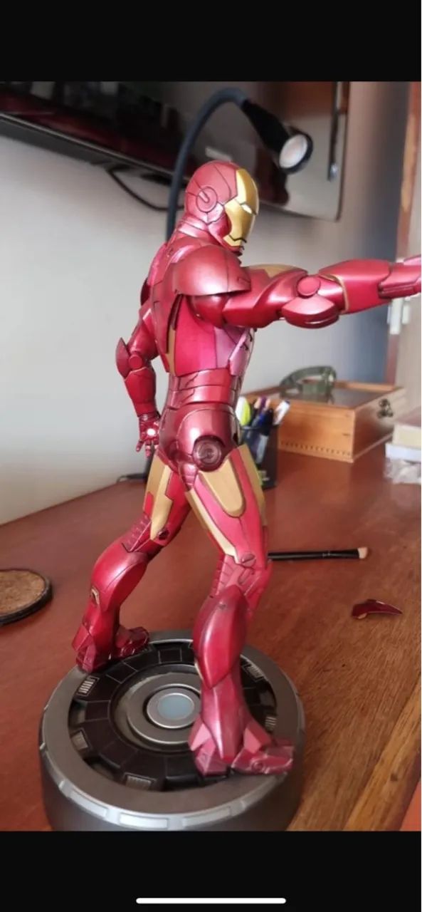 Boneco Iron Man Mark IV 30cm Estátua Original Kotobukiya - Foto 2