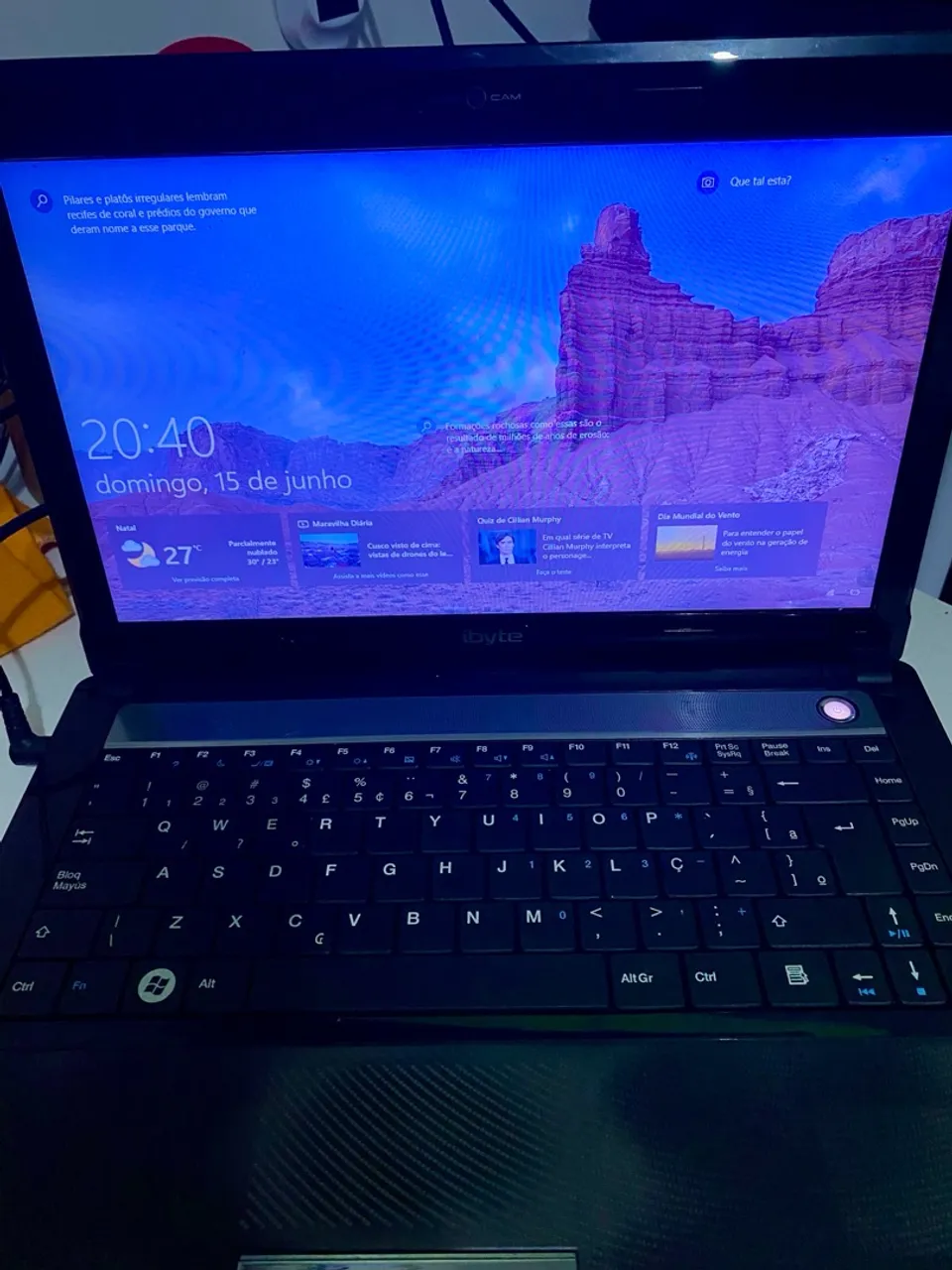 Notebook Core i3 SSD 480Gb