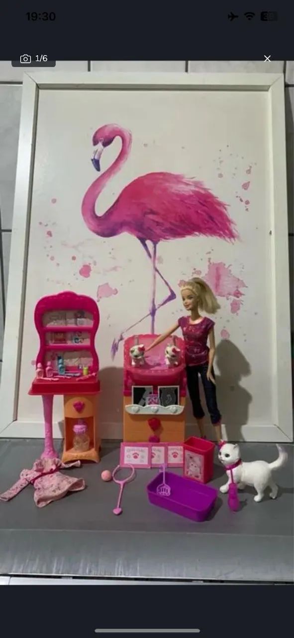 Kit Barbie Veterinária Gatos