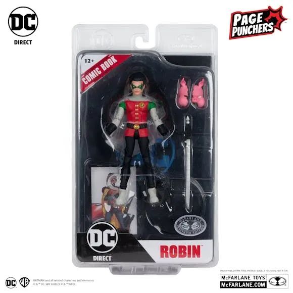 Boneco Robin page punchers platinum - McFarlane Toys