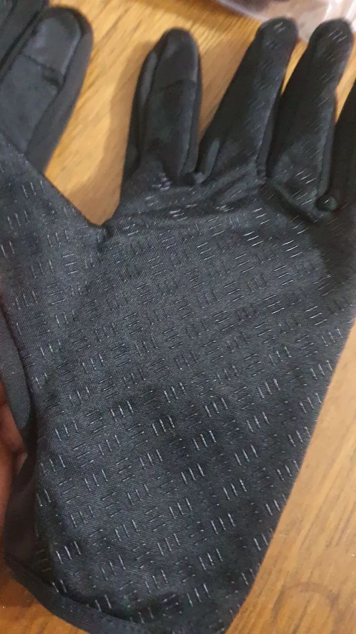 Luvas de Inverno semi impermeáveis com Ziper tam. G - Foto 4