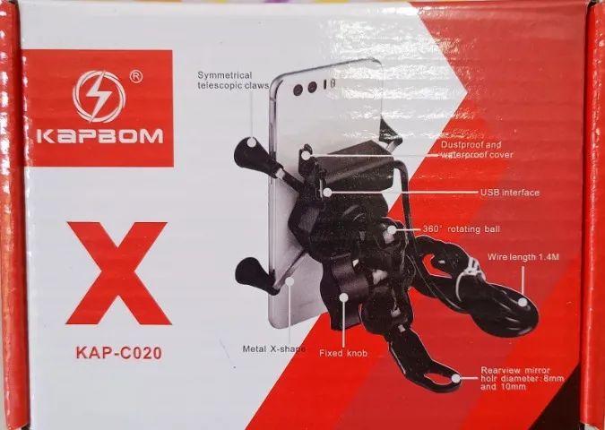 Suporte Garra X com Usb / Carregamento ! Kpbom  
