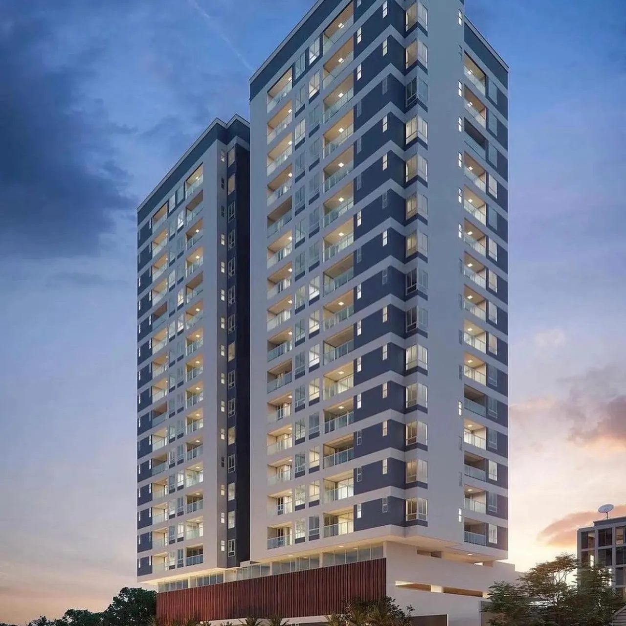 Repasso Chave no Évora, Andar alto, 94 m², 3 quartos, 3 suítes, 02 Vagas de Garagem, Opo