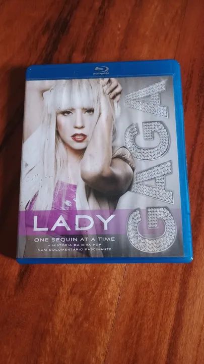 LADY GAGA BLUE ONE SEQUIN AT A TIME EM BLUE RAY