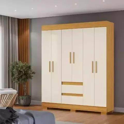 Guarda Roupa 6 Portas com Pés -Móveis de Fábrica - Foto 3