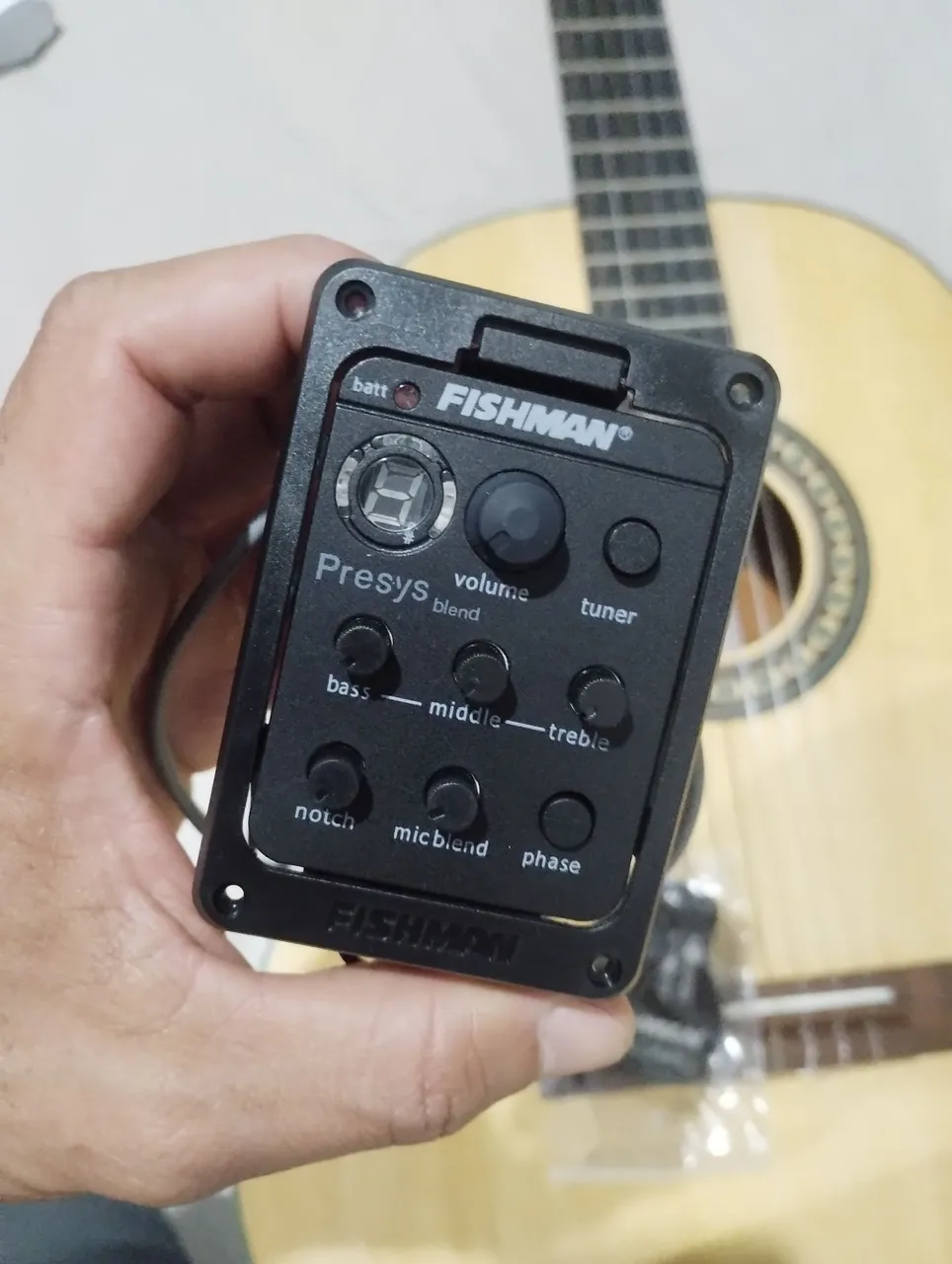 Equalizador Fishman Presys Blend para Violão