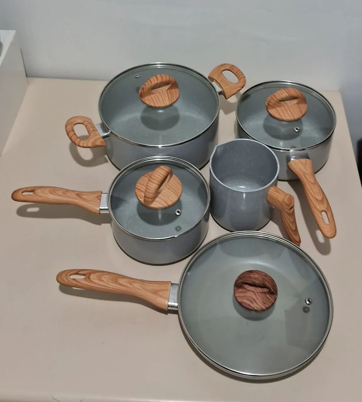 Conjunto panelas ceramiclife Brinox
