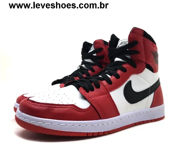 Nike Air Jordan Branco Vermelho