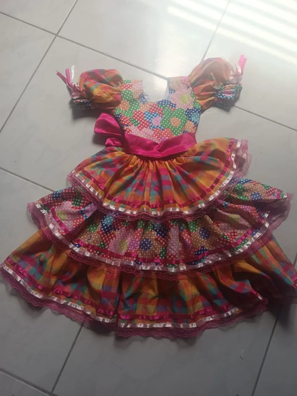 Vestido Infantil Festa Junina