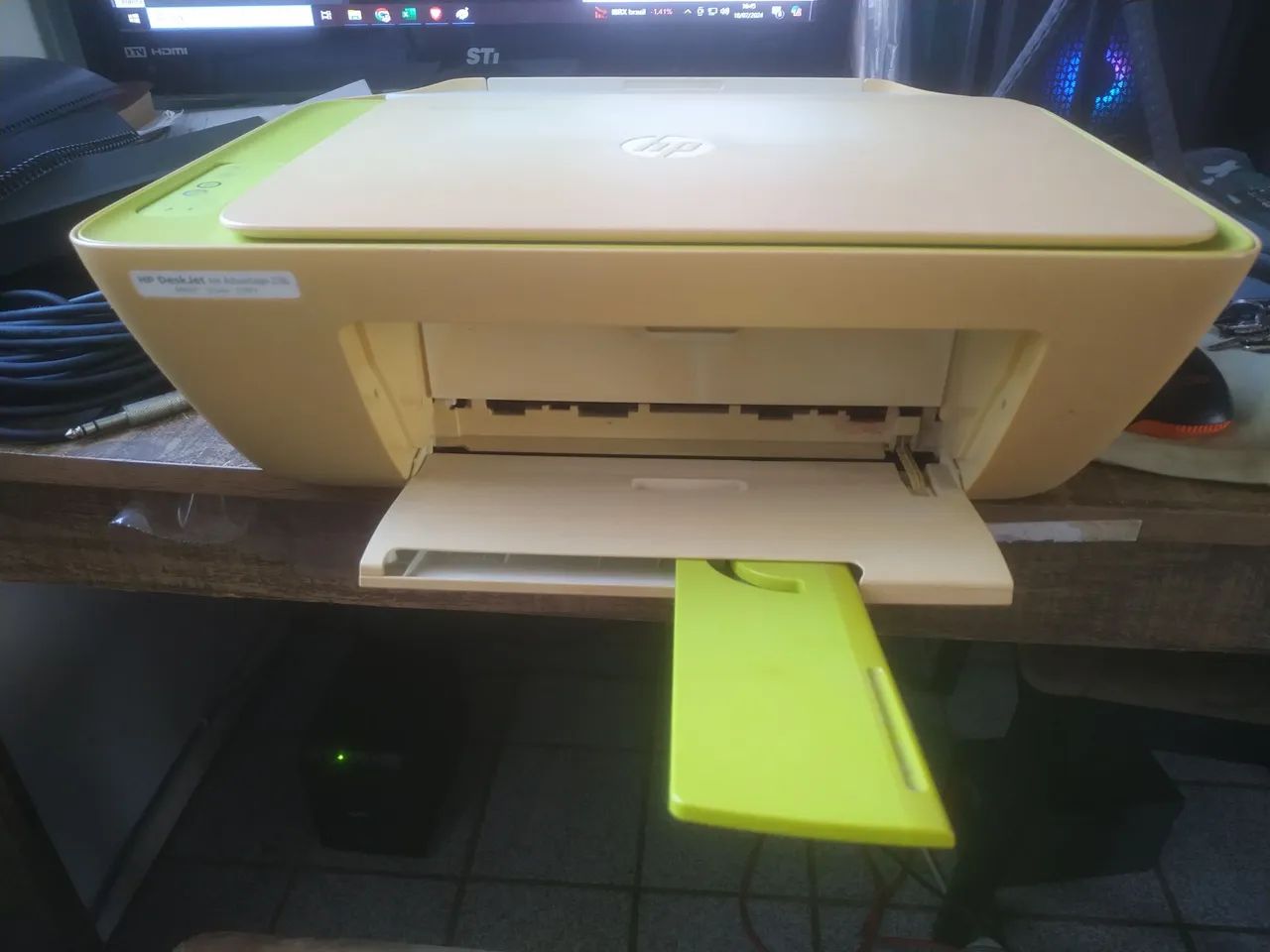 Impressora Hp deskjet 2136 advantage NÃO LIGA 