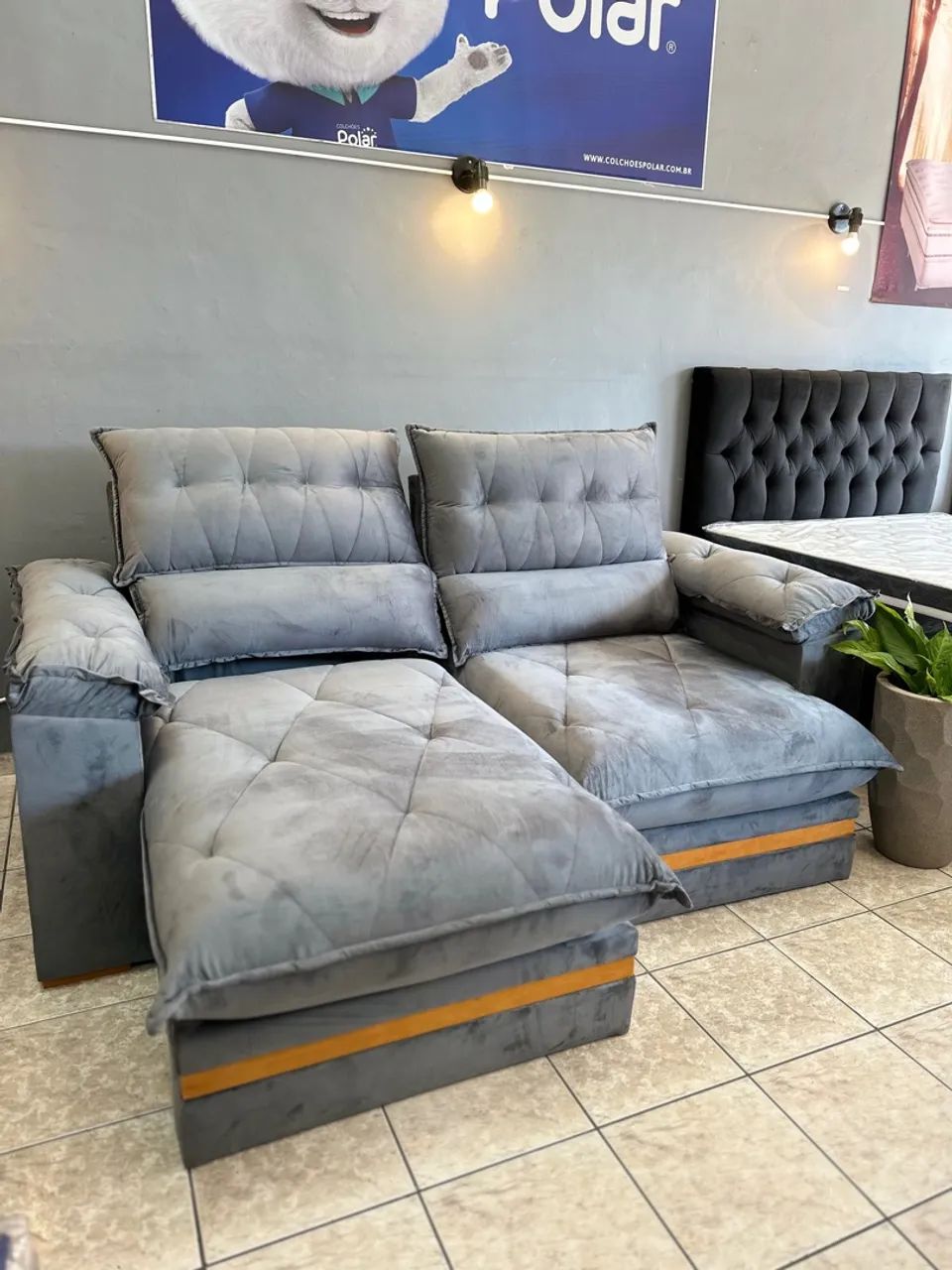 Sofá retrátil 2.30 cm  - Foto 4