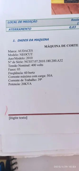 Máquina de corte de tecido  Industrial Audaces Neocut  - Foto 3