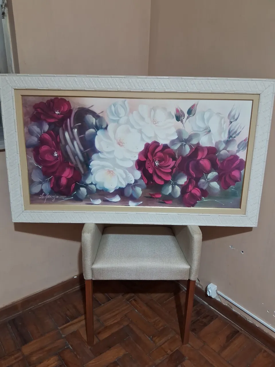 Quadro de Flores (decorativo) 118 cm X 68 cm