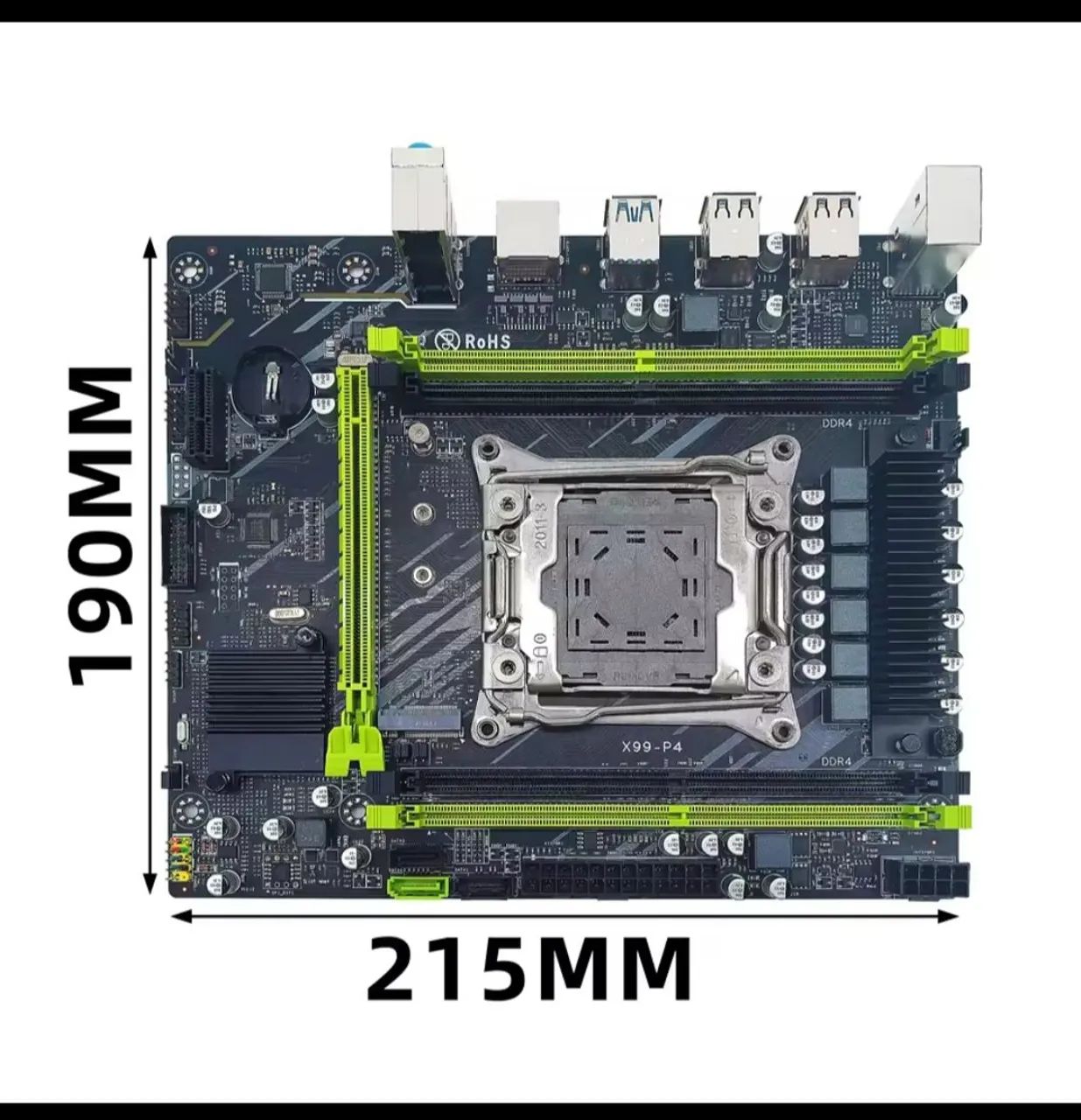Placa Placa-mãe ZSUS X99-P4 com Xeon E5-2680 V4 - Foto 2
