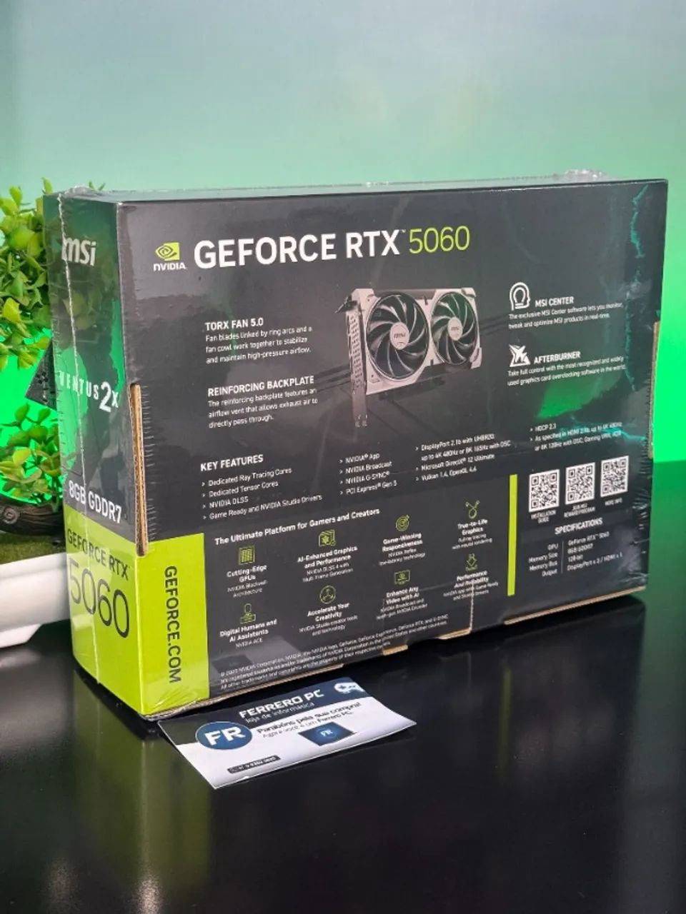 RTX 5060 8GB Placa de Vídeo NVIDIA - Foto 2