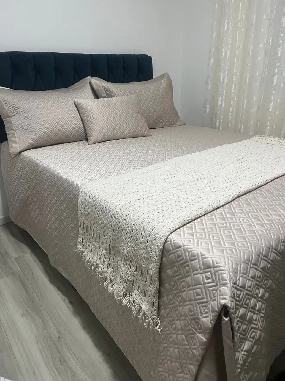 Jogo de cama elegante e confortável
