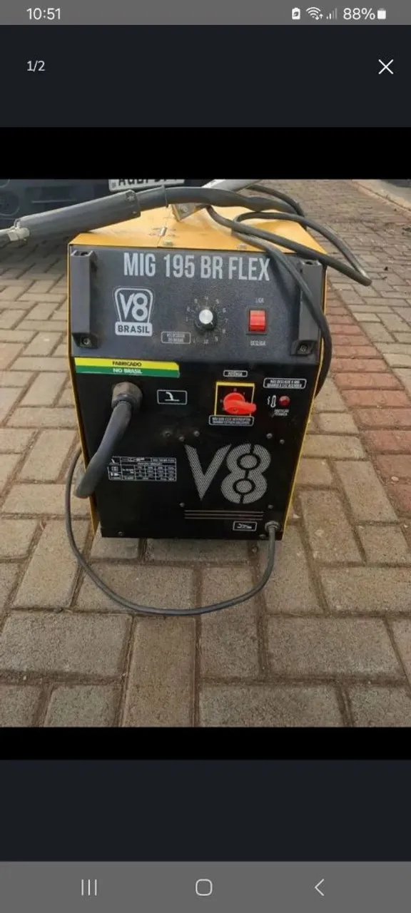 Máquina de Solda MIG 195 BR FLEX V8 Brasil