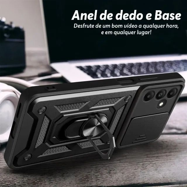 capa anti impacto celular Samsung A15 + 2 peliculas brinde - Foto 2