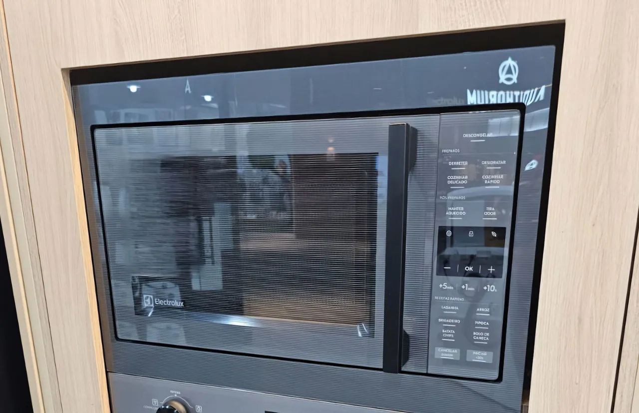 Micro-ondas Embutir Electrolux 34 Litros Cinza Touch 127V - Foto 2
