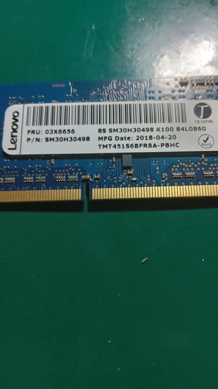 RAM DDR3L 4GB Lenovo - Foto 2