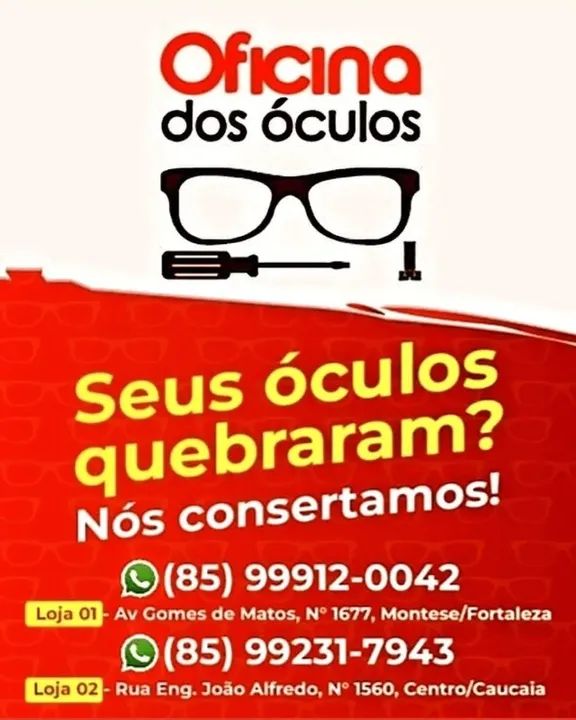 Conserto de óculos 