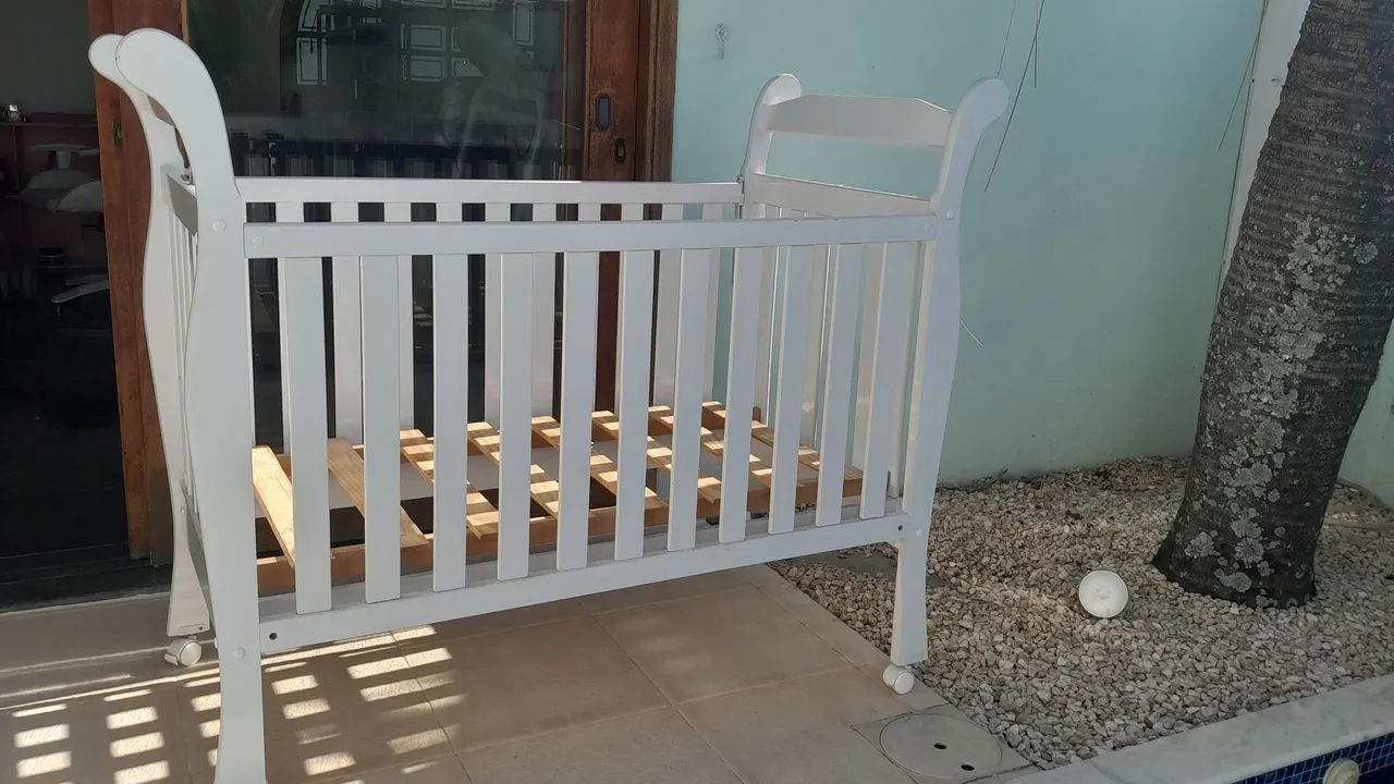 Berço Branco para Bebê - Foto 2
