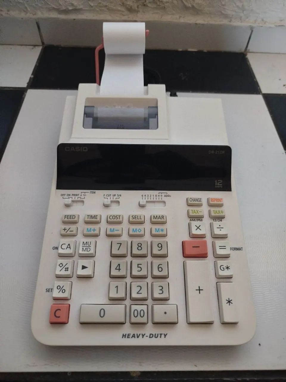 Calculadora Casio DR-210R Impressora e funções completas