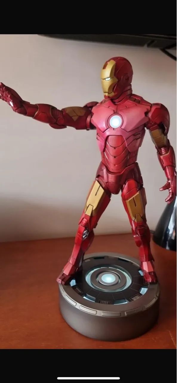 Boneco Iron Man Mark IV 30cm Estátua Original Kotobukiya