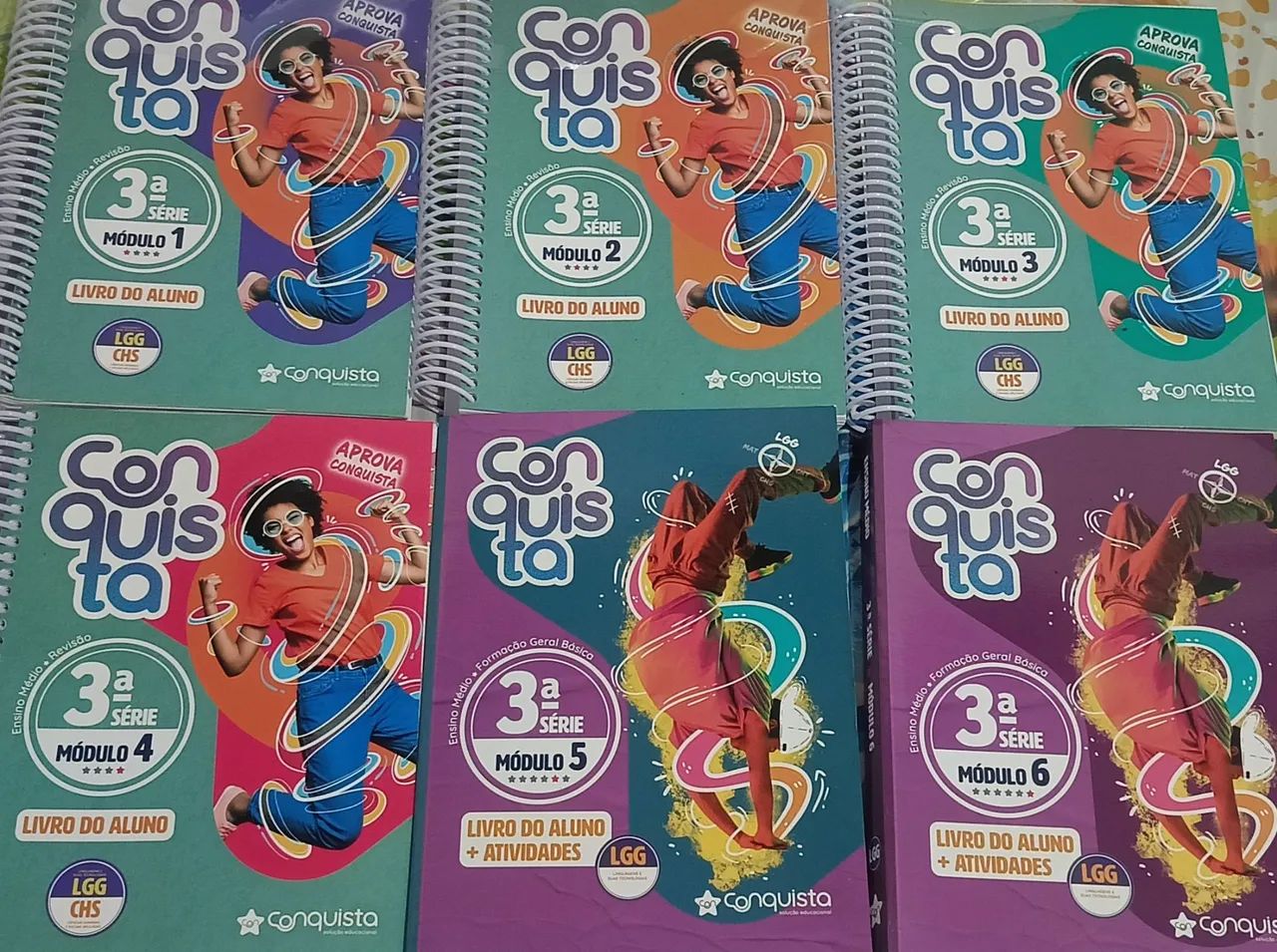 Livros do 3°ano do Ensino Médio - Sistema Conquista - Foto 5