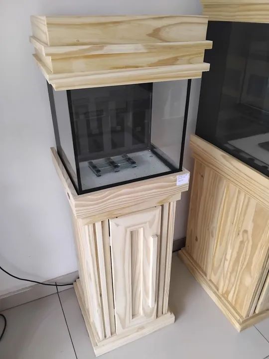 AQUÁRIO CUBO COM SUMP E MÓVEL  - Foto 2
