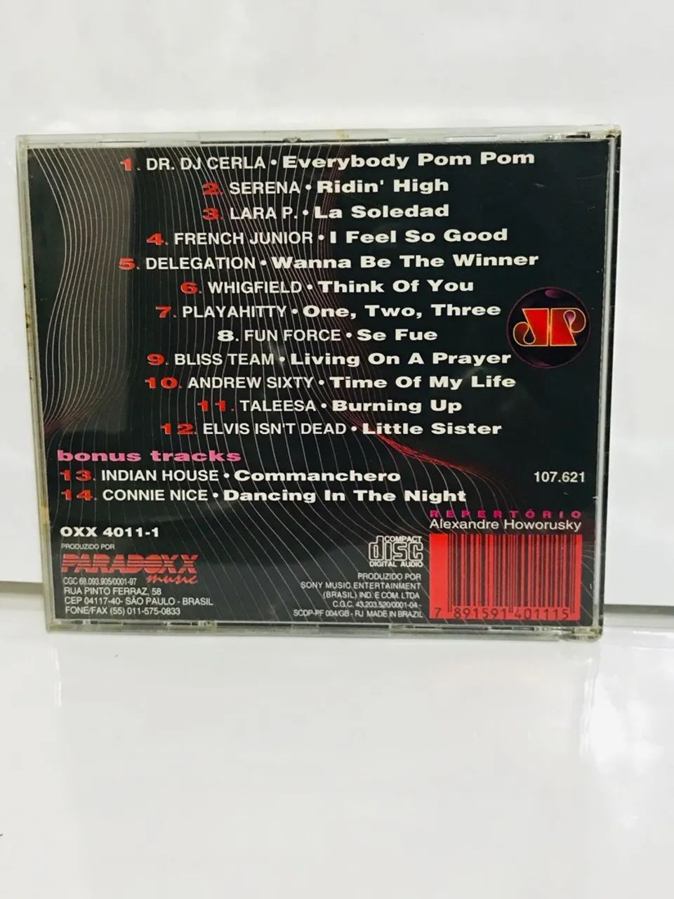CD original As 7 Melhores jovem Pan Sat Vol.3-1995 - Foto 2