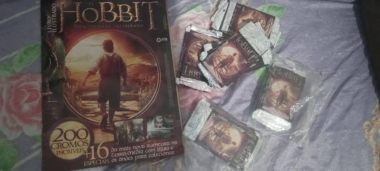 Álbum de figurinhas do Hobbit + Cromos