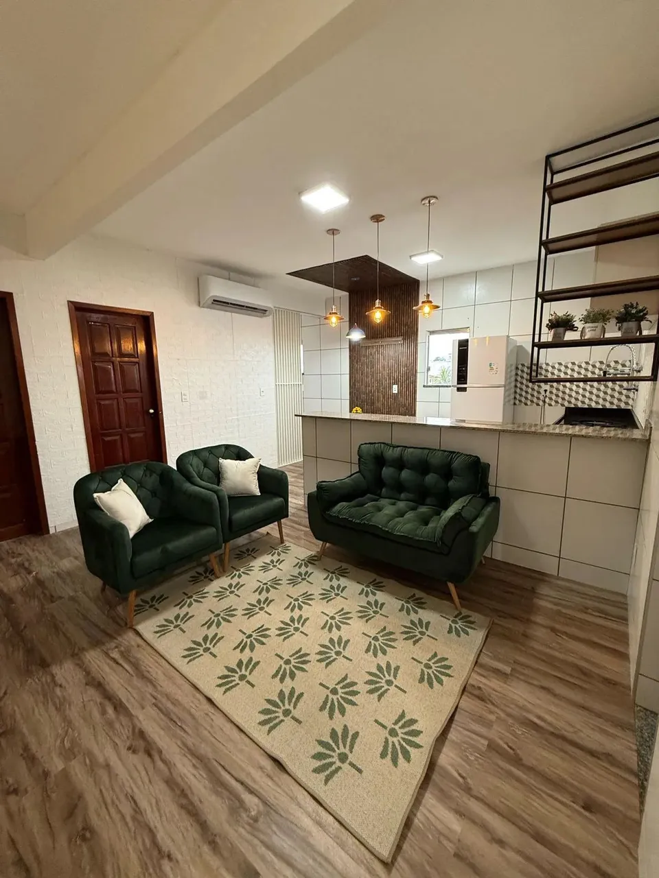 Alugo apartamento mobiliado no alvorada 2 com 2 quartos todo mobiliado!