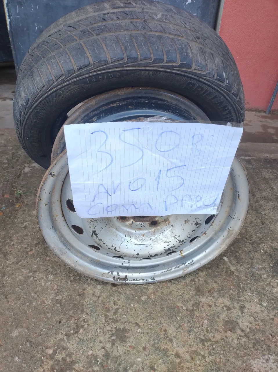 Rodas Aro 15 com pneus