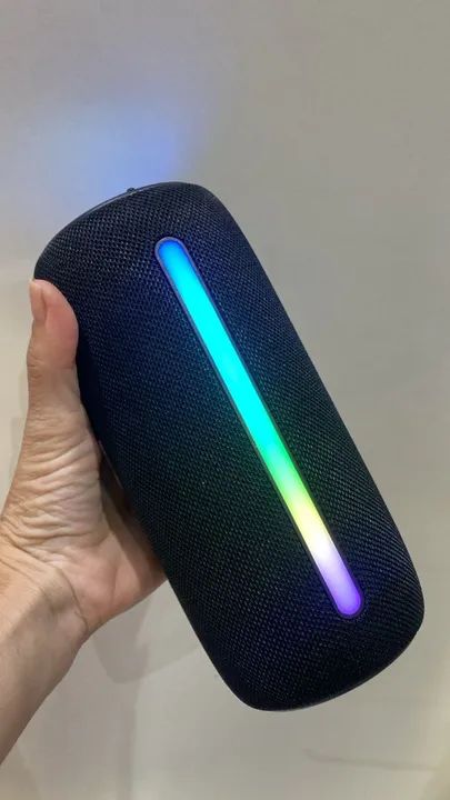 Caixa De Som Bluetooth 15w Rms Rgb Fm Usb Sd Portátil Loja Coimbra Computadores Entregamos
