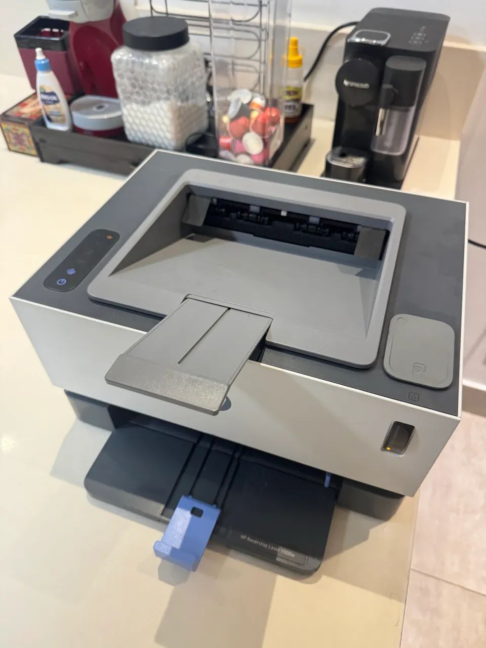 Impressora a laser Hp Neverstop sem fio Wi-Fi Flex, cor branca64407468365954124