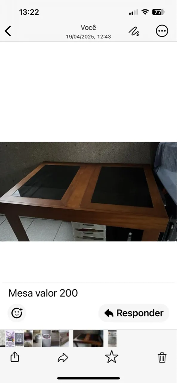 Vendo mesa de abrir por 200,00