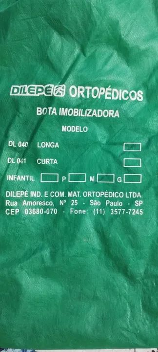 BOTA IMOBILIZADORA LONGA - DL040 - Foto 2