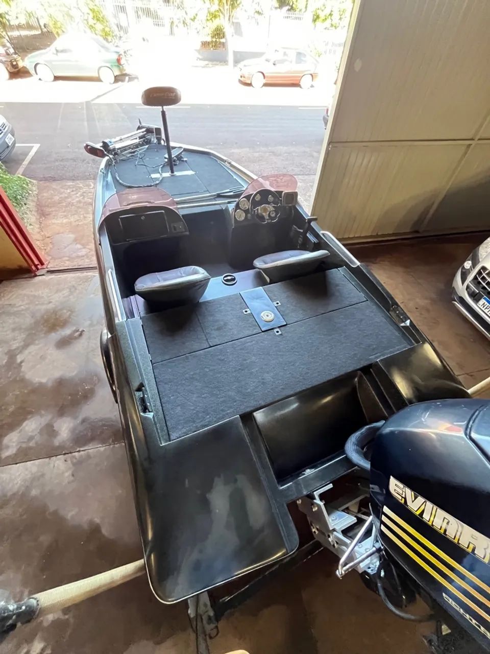 Lancha Bass Boat 2002 motor 175hp  - Foto 7